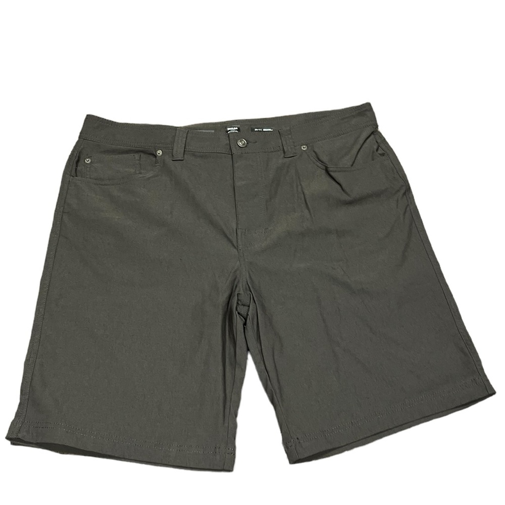 Men’s Prana Brion Short II size 38 quick dry outdoors hiking travel deep green